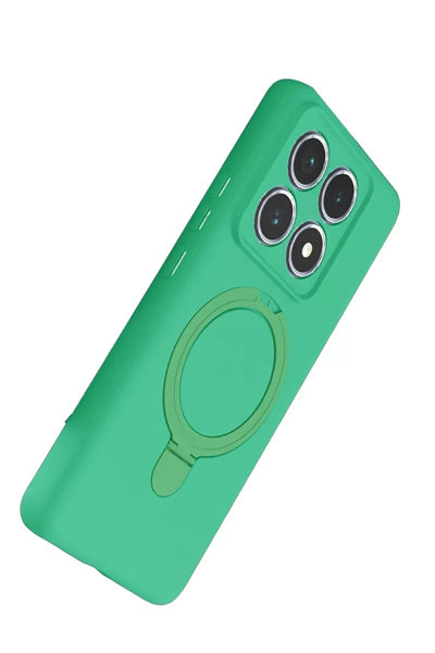 Xiaomi Mi 14T Pro Regal Magsafe Standlı Kapak - Yeşil