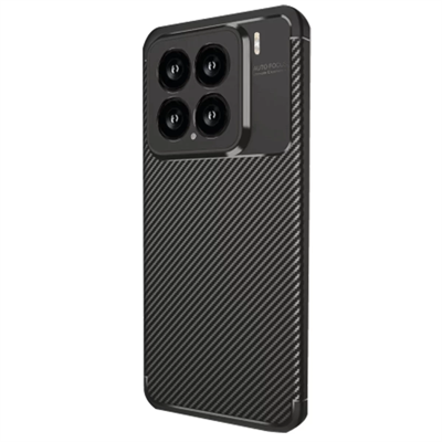 Xiaomi Mi 15 Kılıf Auto Focus Karbon Kapak - Siyah