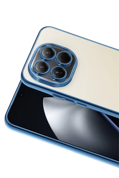Xiaomi Mi 15 Lensli Silikon - Açık Mavi