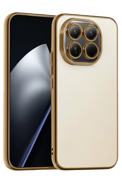 Xiaomi Mi 15 Lensli Silikon - Gold