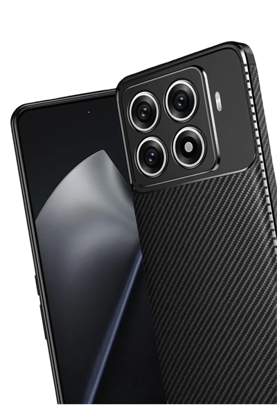 Xiaomi Mi 15T Pro Auto Focus Karbon Kapak - Siyah