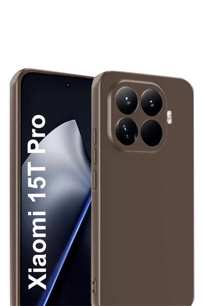 Xiaomi Mi 15T Pro First Silikon - Kahverengi
