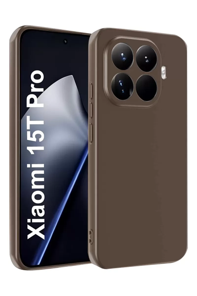 Xiaomi Mi 15T Pro First Silikon - Kahverengi