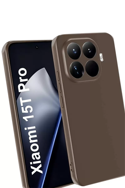 Xiaomi Mi 15T Pro First Silikon - Kahverengi