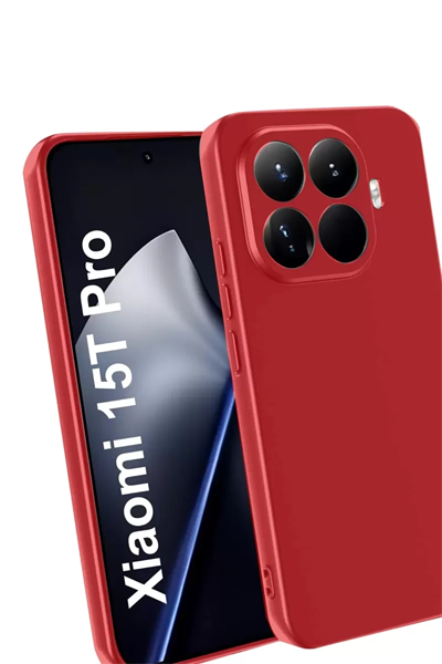 Xiaomi Mi 15T Pro First Silikon - Kırmızı