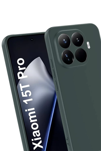 Xiaomi Mi 15T Pro First Silikon - Koyu Yeşil