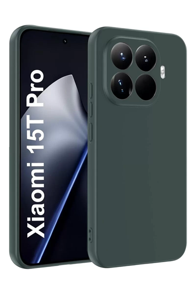 Xiaomi Mi 15T Pro First Silikon - Koyu Yeşil