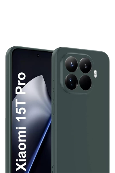 Xiaomi Mi 15T Pro First Silikon - Koyu Yeşil