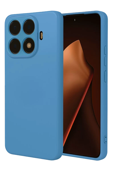 Xiaomi Mi 15T Pro Nano içi Kadife Silikon - Mavi