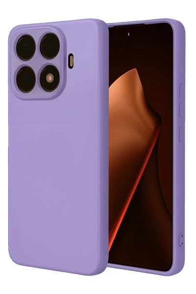 Xiaomi Mi 15T Pro Nano içi Kadife Silikon - Lila