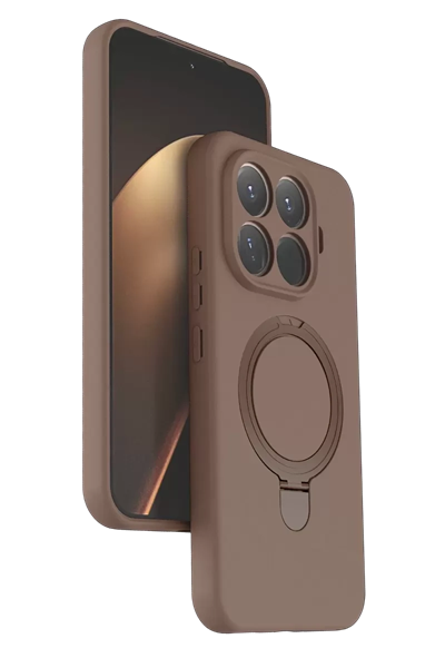 Xiaomi Mi 15T Pro Regal Magsafe Standlı Kapak - Çöl Titanyum