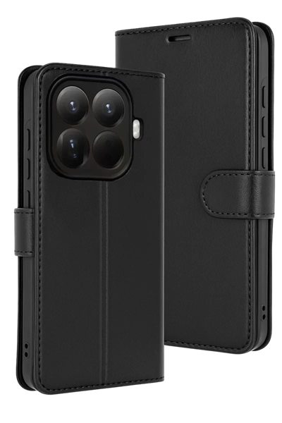 Xiaomi Mi 15T Pro Trend S Plus Kapaklı Kılıf - Siyah