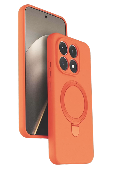 Xiaomi Mi 15T Regal Magsafe Standlı Kapak - Turuncu