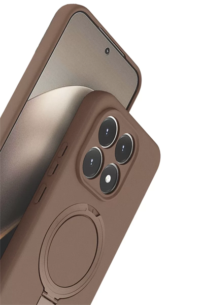 Xiaomi Mi 15T Regal Magsafe Standlı Kapak - Çöl Titanyum