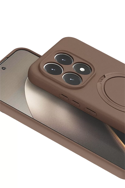 Xiaomi Mi 15T Regal Magsafe Standlı Kapak - Çöl Titanyum