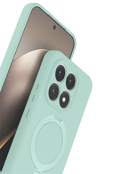 Xiaomi Mi 15T Regal Magsafe Standlı Kapak - Su Yeşili