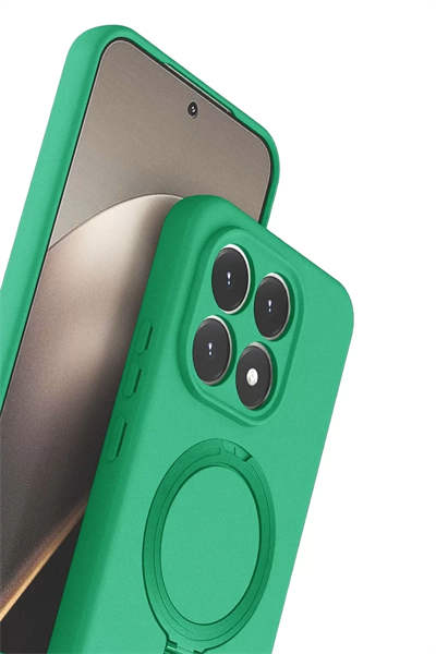 Xiaomi Mi 15T Regal Magsafe Standlı Kapak - Yeşil