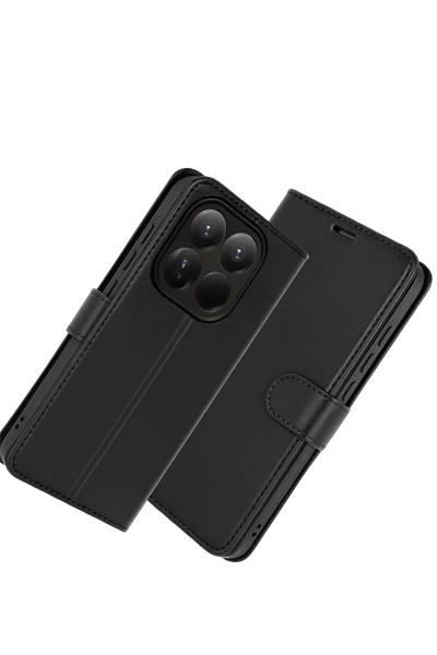 Xiaomi Mi 15T Trend S Plus Kapaklı Kılıf - Siyah