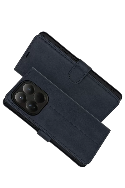 Xiaomi Mi 15T Trend S Plus Kapaklı Kılıf - Lacivert
