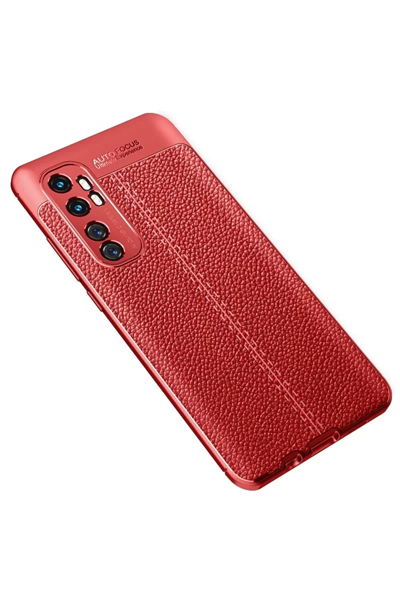 Xiaomi Mi Note 10 Lite Kılıf Auto Focus Kapak - Kırmızı