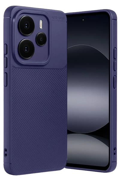 Xiaomi Note 14 5G Auto Focus Karbon Kapak - Lacivert