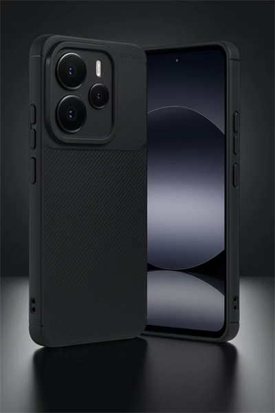 Xiaomi Note 14 5G Auto Focus Karbon Kapak - Siyah