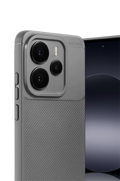 Xiaomi Note 14 5G Auto Focus Karbon Kapak - Gri