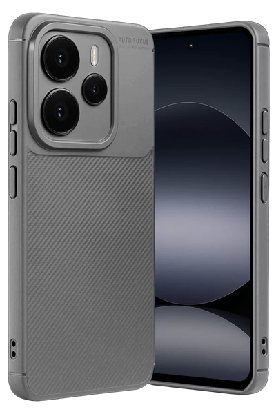 Xiaomi Note 14 5G Auto Focus Karbon Kapak - Gri