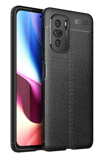 Xiaomi Poco F3 Kılıf Auto Focus Kapak - Siyah