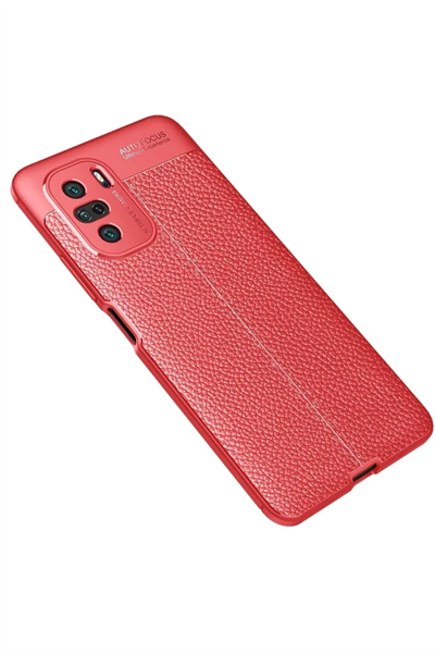 Xiaomi Poco F3 Kılıf Auto Focus Kapak - Kırmızı