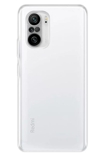 Xiaomi Poco F3 Kılıf Deluxe 2mm Şeffaf Silikon - Şeffaf