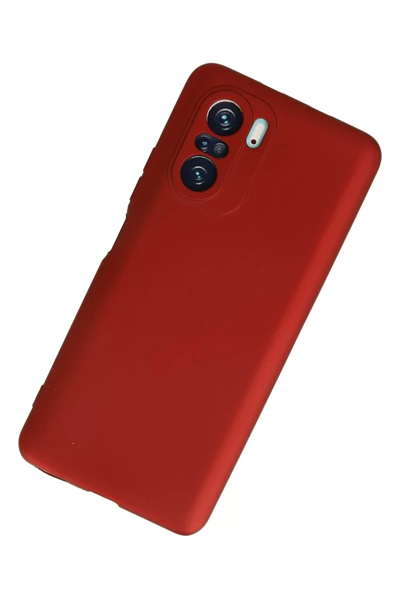 Xiaomi Poco F3 Kılıf First Silikon - Kırmızı