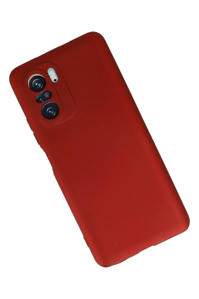 Xiaomi Poco F3 Kılıf First Silikon - Kırmızı