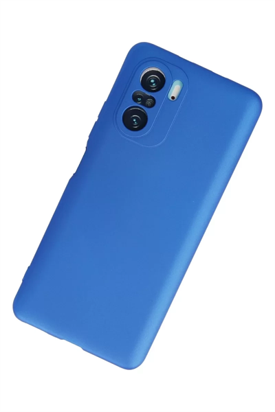 Xiaomi Poco F3 Kılıf First Silikon - Mavi