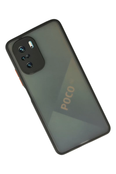 Xiaomi Poco F3 Kılıf Montreal Silikon Kapak - Siyah