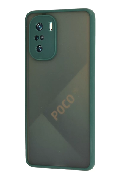 Xiaomi Poco F3 Kılıf Montreal Silikon Kapak - Yeşil