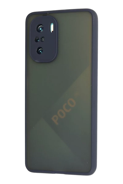 Xiaomi Poco F3 Kılıf Montreal Silikon Kapak - Lacivert
