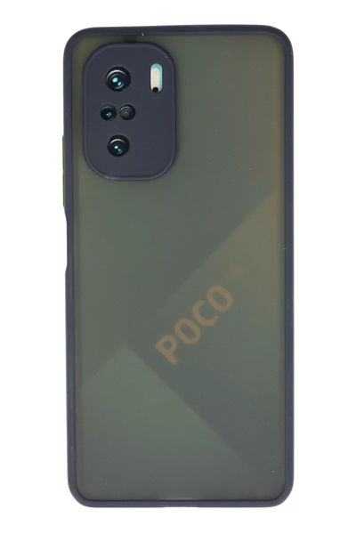 Xiaomi Poco F3 Kılıf Montreal Silikon Kapak - Lacivert
