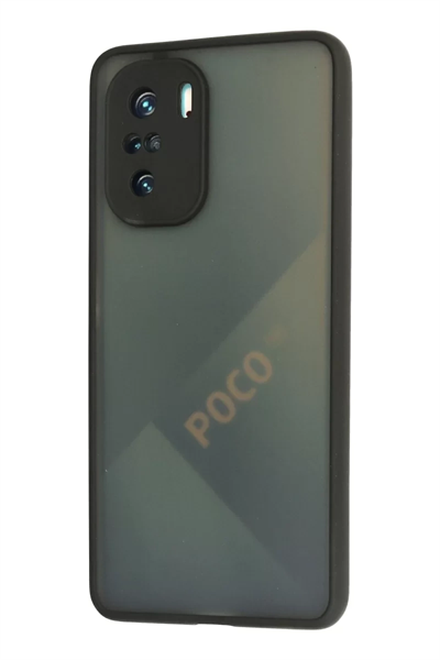 Xiaomi Poco F3 Kılıf Montreal Silikon Kapak - Siyah