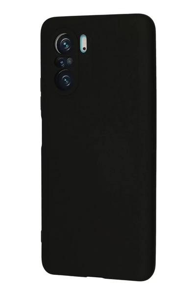 Xiaomi Poco F3 Kılıf Nano içi Kadife Silikon - Siyah