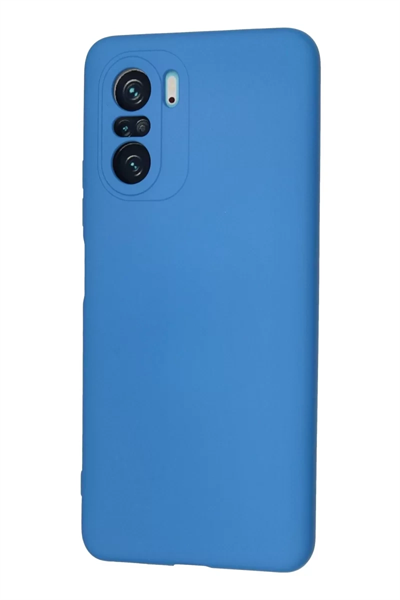 Xiaomi Poco F3 Kılıf Nano içi Kadife Silikon - Mavi