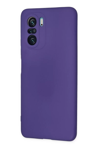 Xiaomi Poco F3 Kılıf Nano içi Kadife Silikon - Mor