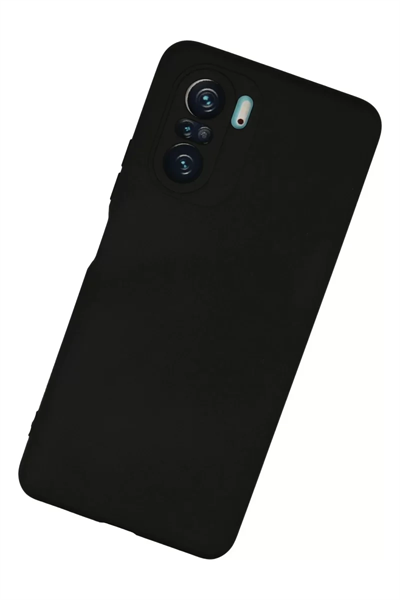 Xiaomi Poco F3 Kılıf Nano içi Kadife Silikon - Siyah
