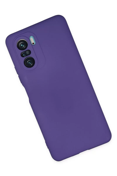 Xiaomi Poco F3 Kılıf Nano içi Kadife Silikon - Mor