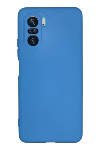 Xiaomi Poco F3 Kılıf Nano içi Kadife Silikon - Mavi