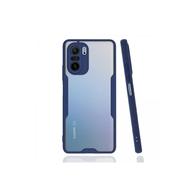 Xiaomi Poco F3 Kılıf Platin Silikon - Lacivert