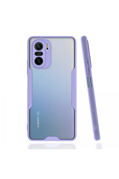 Xiaomi Poco F3 Kılıf Platin Silikon - Lila
