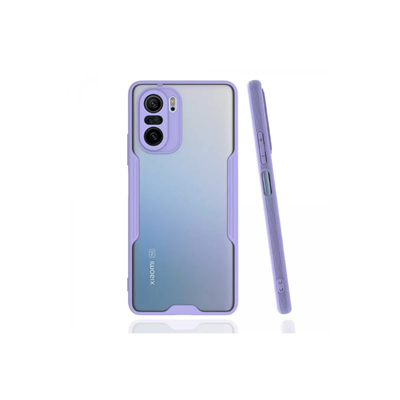 Xiaomi Poco F3 Kılıf Platin Silikon - Lila