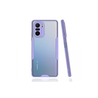 Xiaomi Poco F3 Kılıf Platin Silikon - Lila