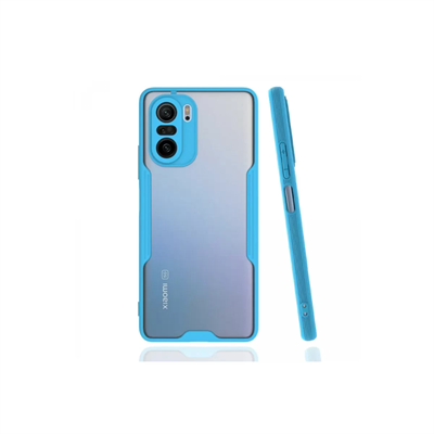 Xiaomi Poco F3 Kılıf Platin Silikon - Mavi